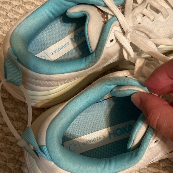 Hoka One One Bondi 8 Women's Size 8.5 B Frost Rose Gold Shoes 1127952 FTRS - Picture 7 of 9